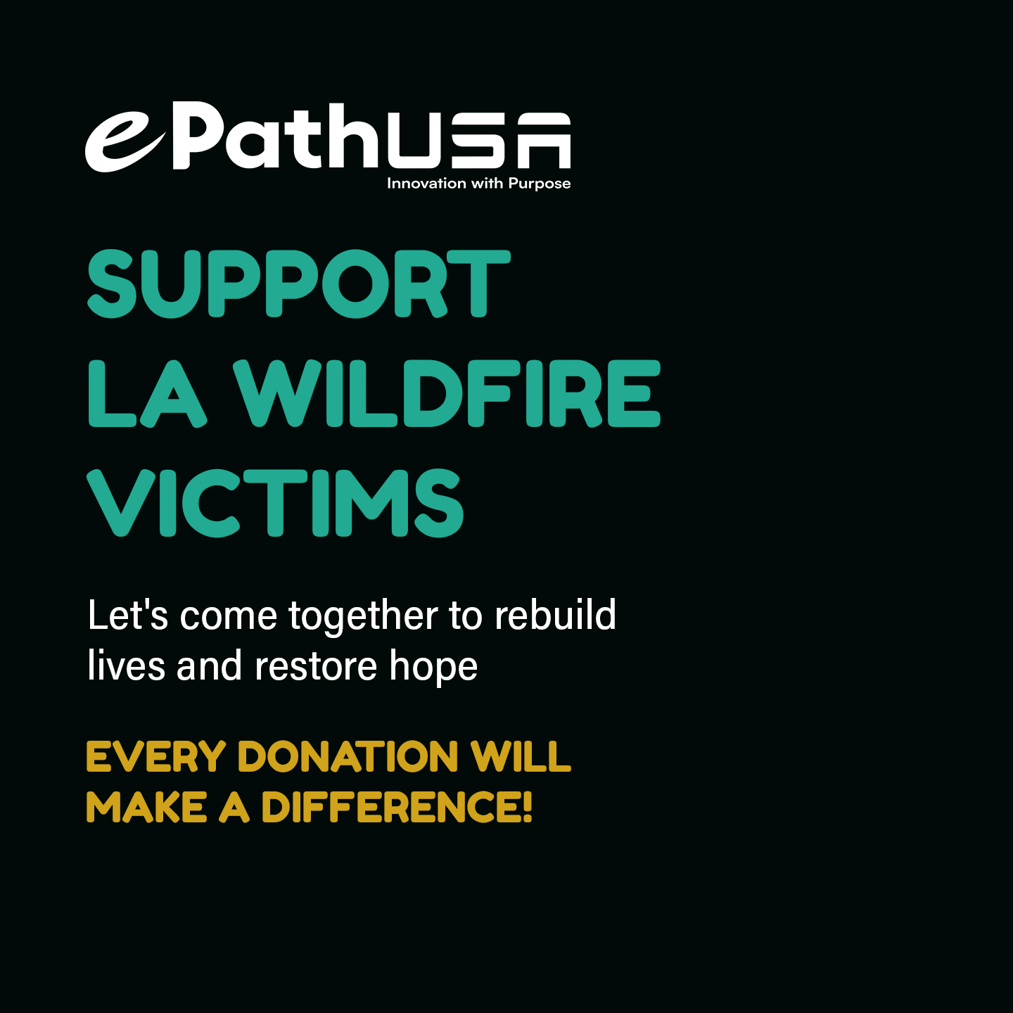 ePathUSA Supports Wildfire Relief Efforts in Los Angeles